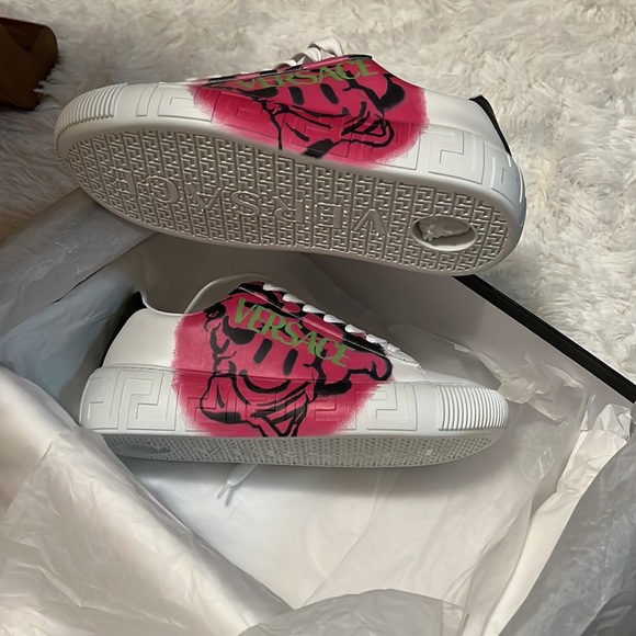 VERSACE GRECA MEDUSA TAG SNEAKERS - Picture 3 of 5